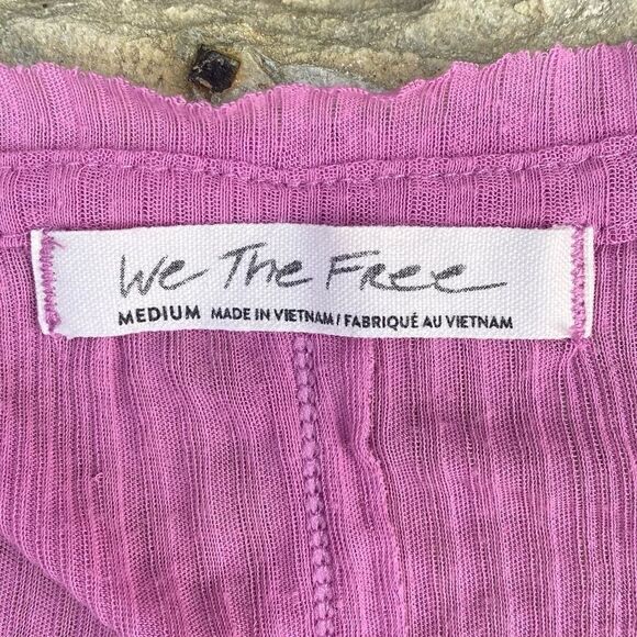 We the Free/Free People Purple/Pink Sadie V Neck Dolman Tee. Size Medium. EUC! - Picture 8 of 11
